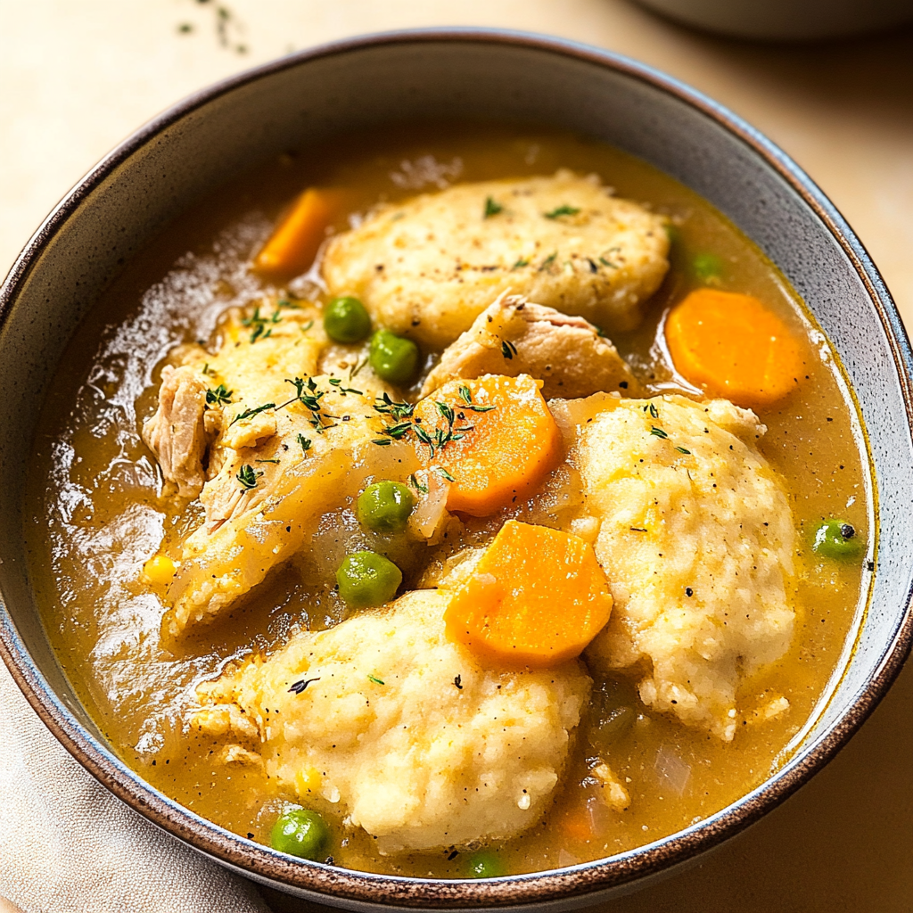 Turkey Soup with Sweet Potato Dumplings