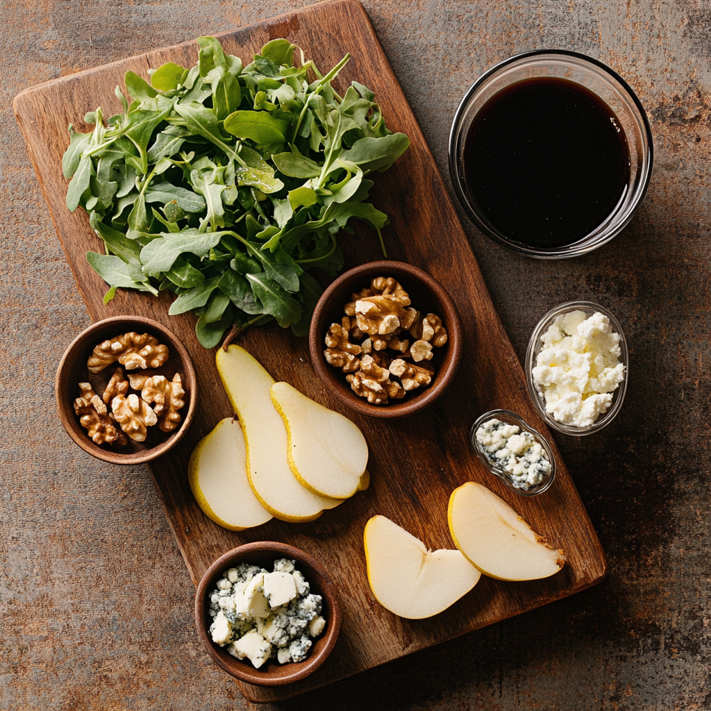 Winter Pear Salad ingredients