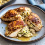 Zucchini Feta Stuffed Chicken
