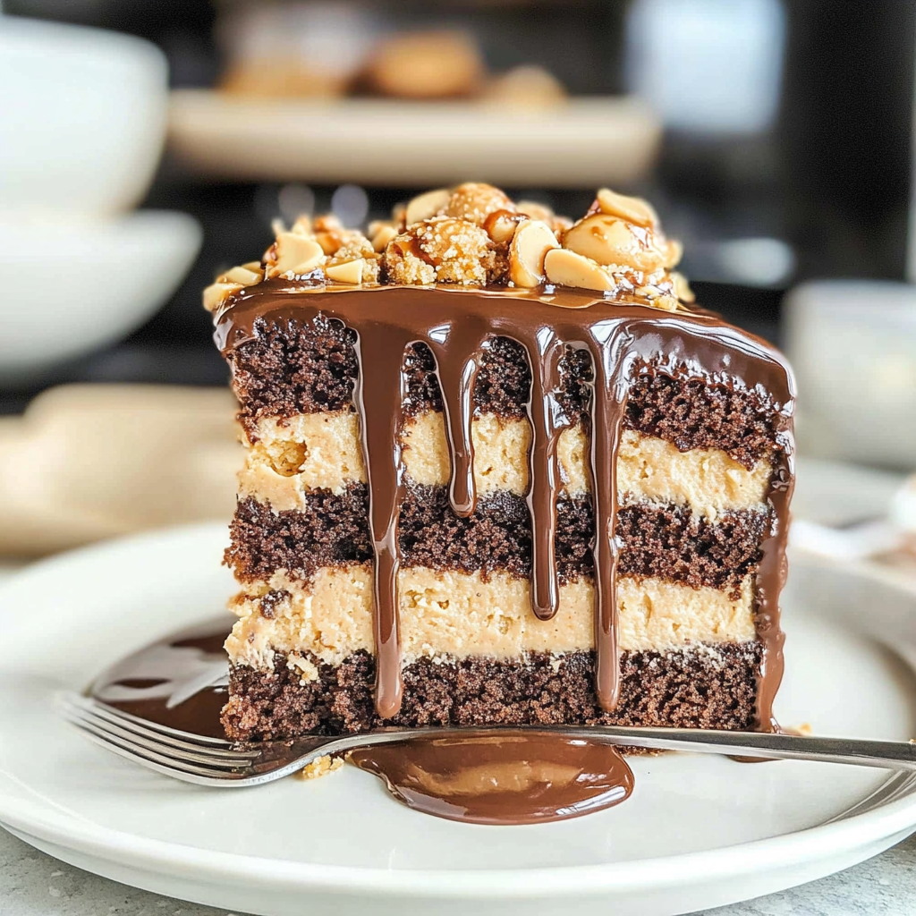 Chocolate Peanut Butter Cake