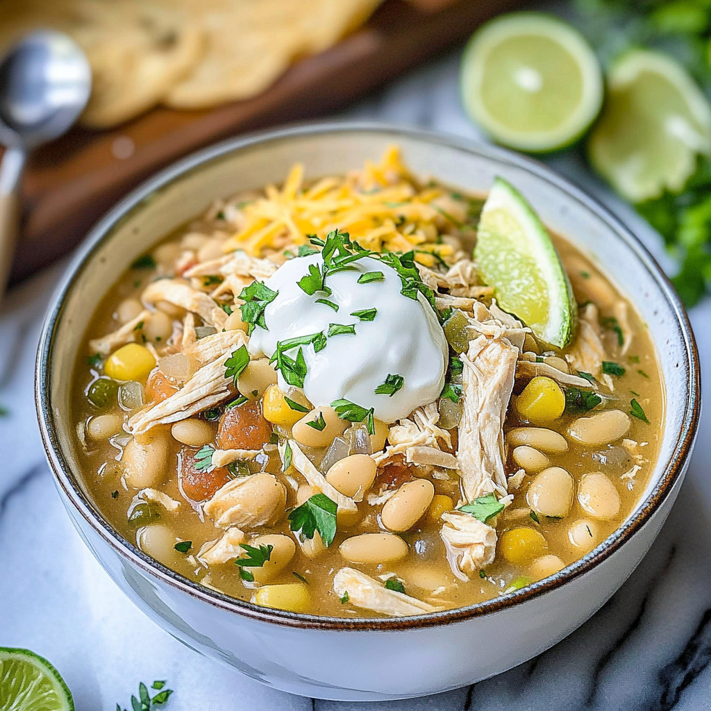 White Chicken Chili Slow Cooker