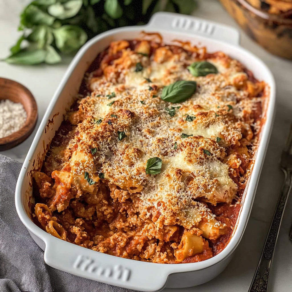 Baked Chicken Parmesan Casserole