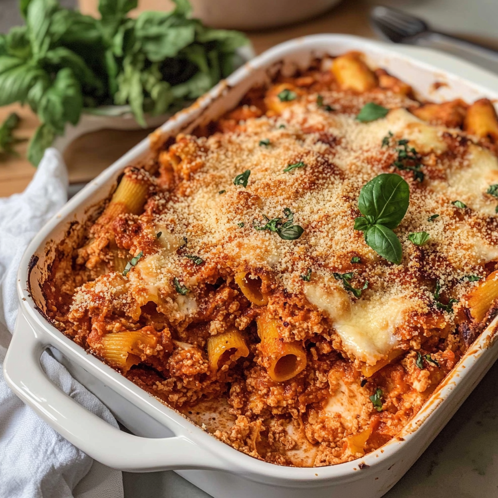 Baked Chicken Parmesan Casserole