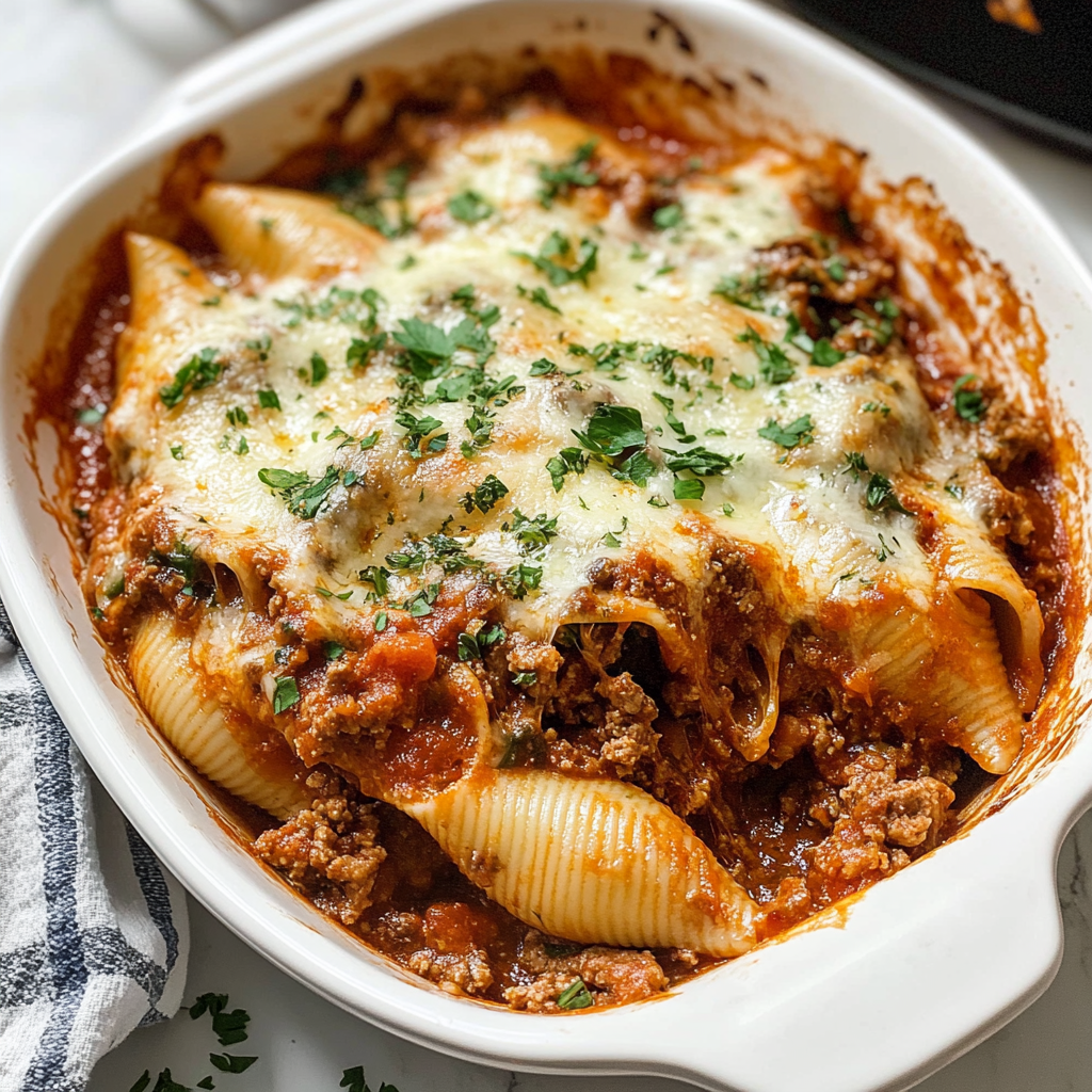 Beef Stuffed Shells