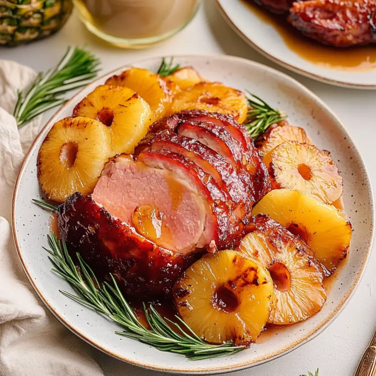Brown Sugar Pineapple Ham