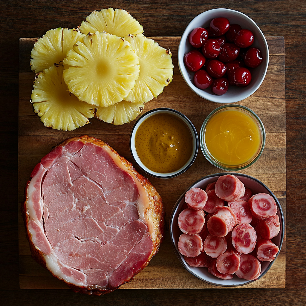 Brown Sugar Pineapple Ham ingredients