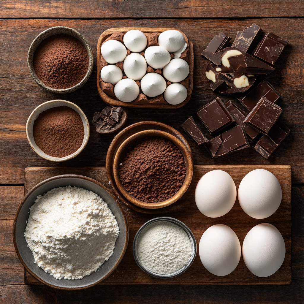 Bûche De Noël (Yule Log Cake) ingredients