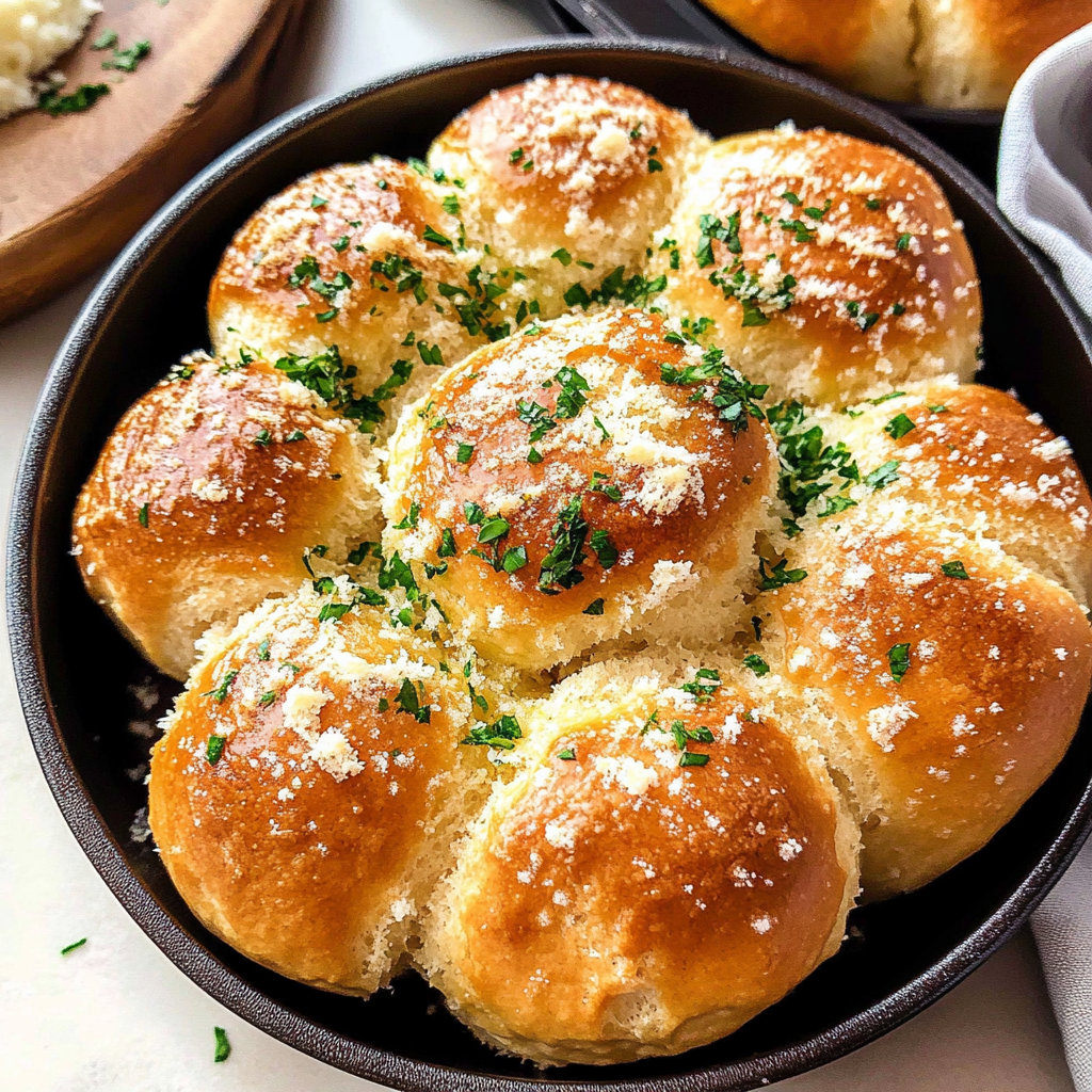 Buttery Soft Parmesan Pull-Apart Rolls