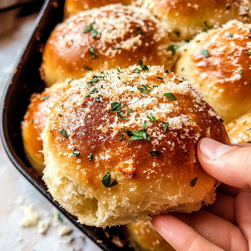 Buttery Soft Parmesan Pull-Apart Rolls