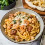 Cajun Pasta with Sausage, Shrimp & Chicken