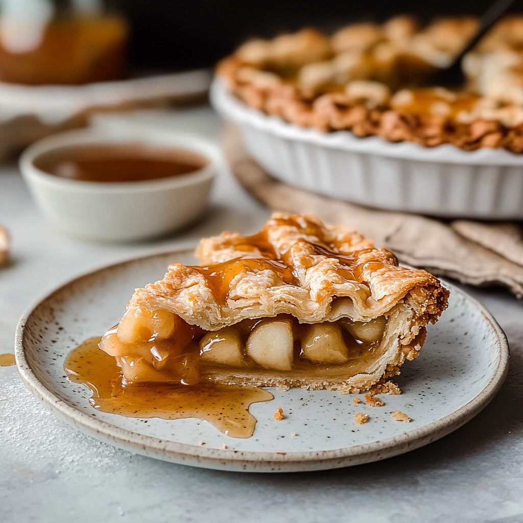 Caramel Apple Slab Pie & Homemade Pie Crust