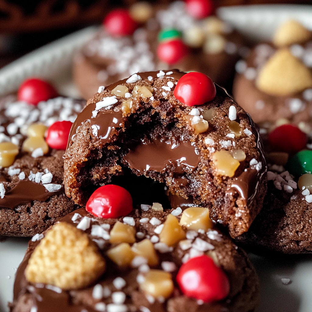 Chocolate Blossom Cookies