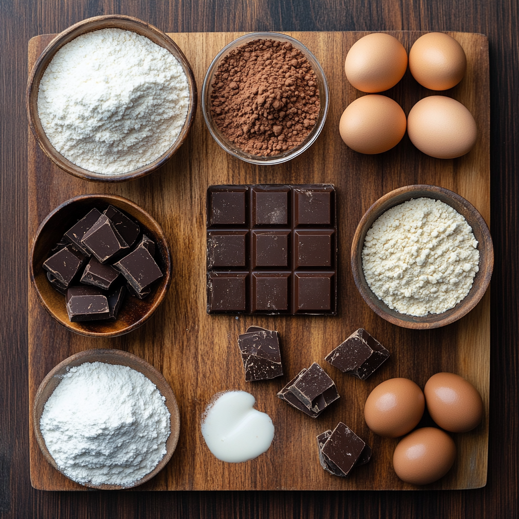 Chocolate Blossom Cookies ingredients