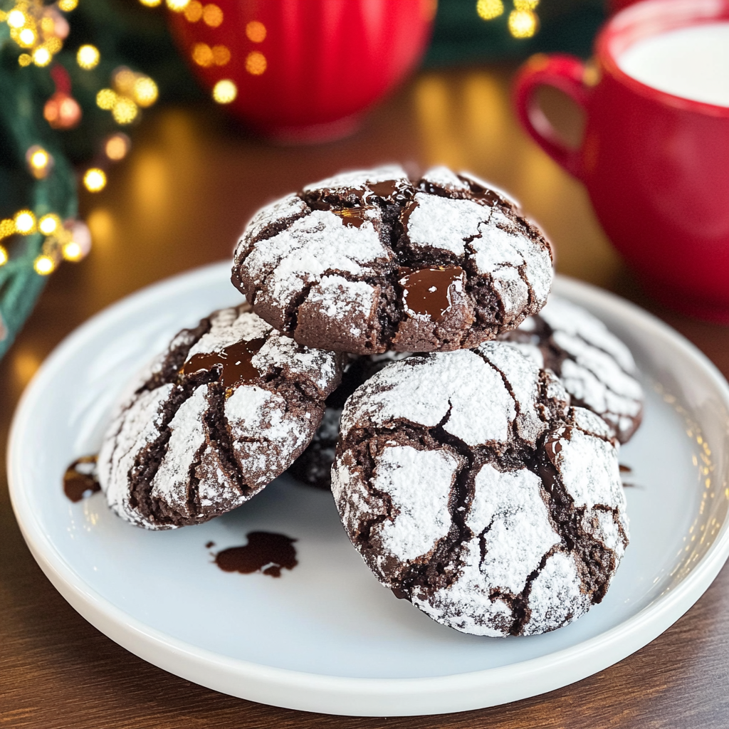 Chocolate Crinkle Cookies