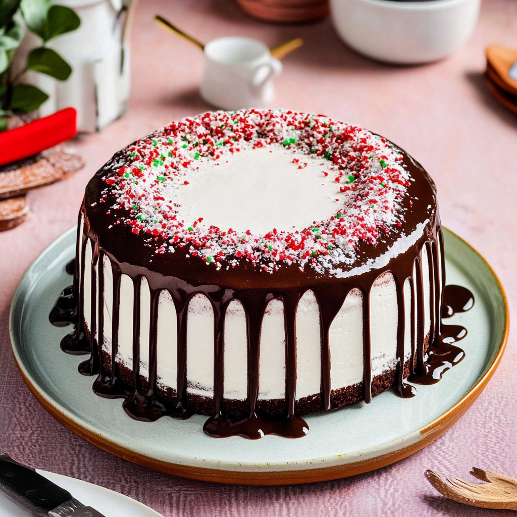 Chocolate Peppermint Cake
