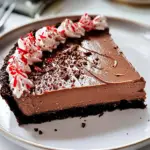 Chocolate Peppermint Mousse Pie