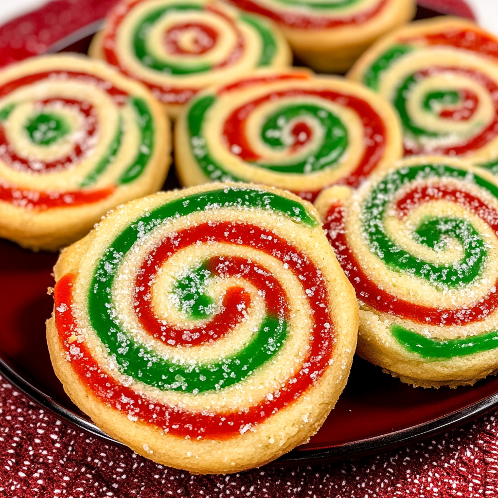 Christmas Pinwheel Cookies
