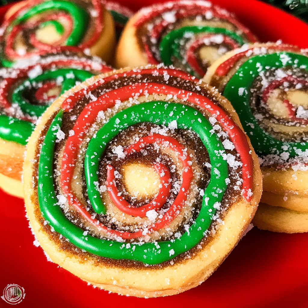 Christmas Pinwheel Cookies