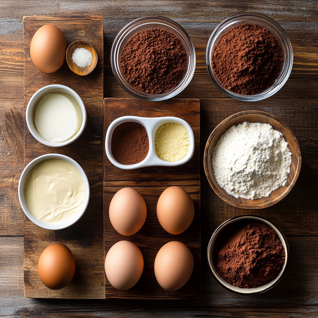 Christmas Red Velvet Cheesecake ingredients