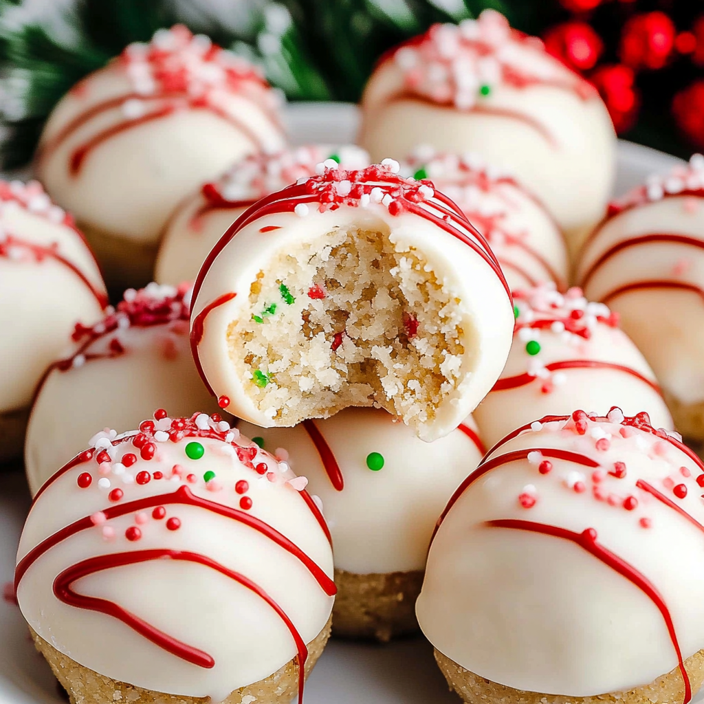 Christmas Tree Cake Balls