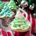 Christmas Tree Meringue Cookies