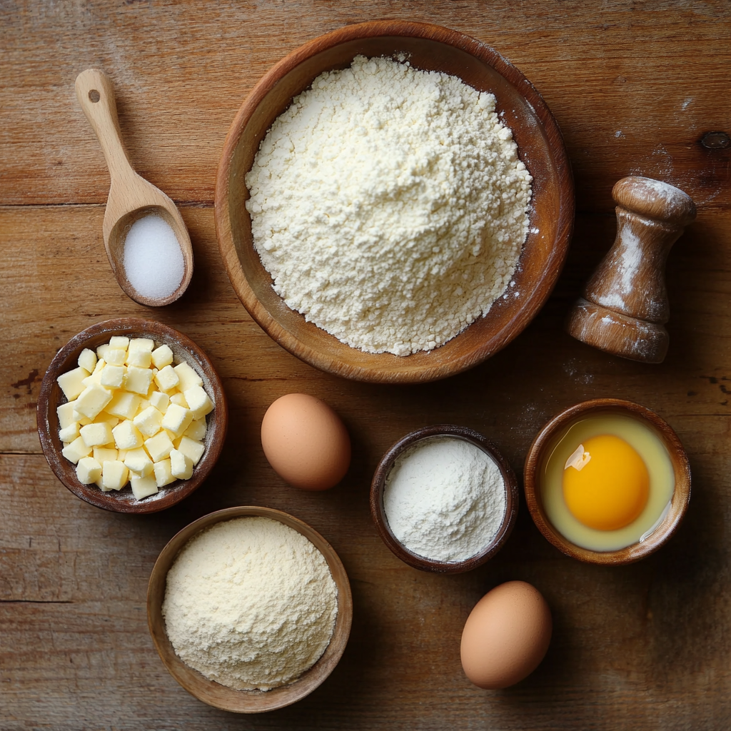 Classic Vanilla Sugar Cookies ingredients