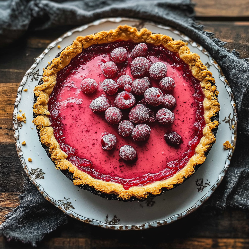 Cranberry Gingersnap Pie