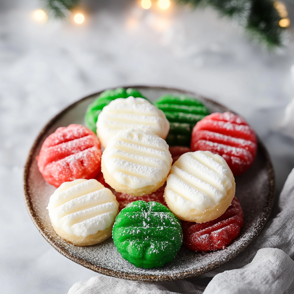 Creamy Christmas Cream Cheese Mints
