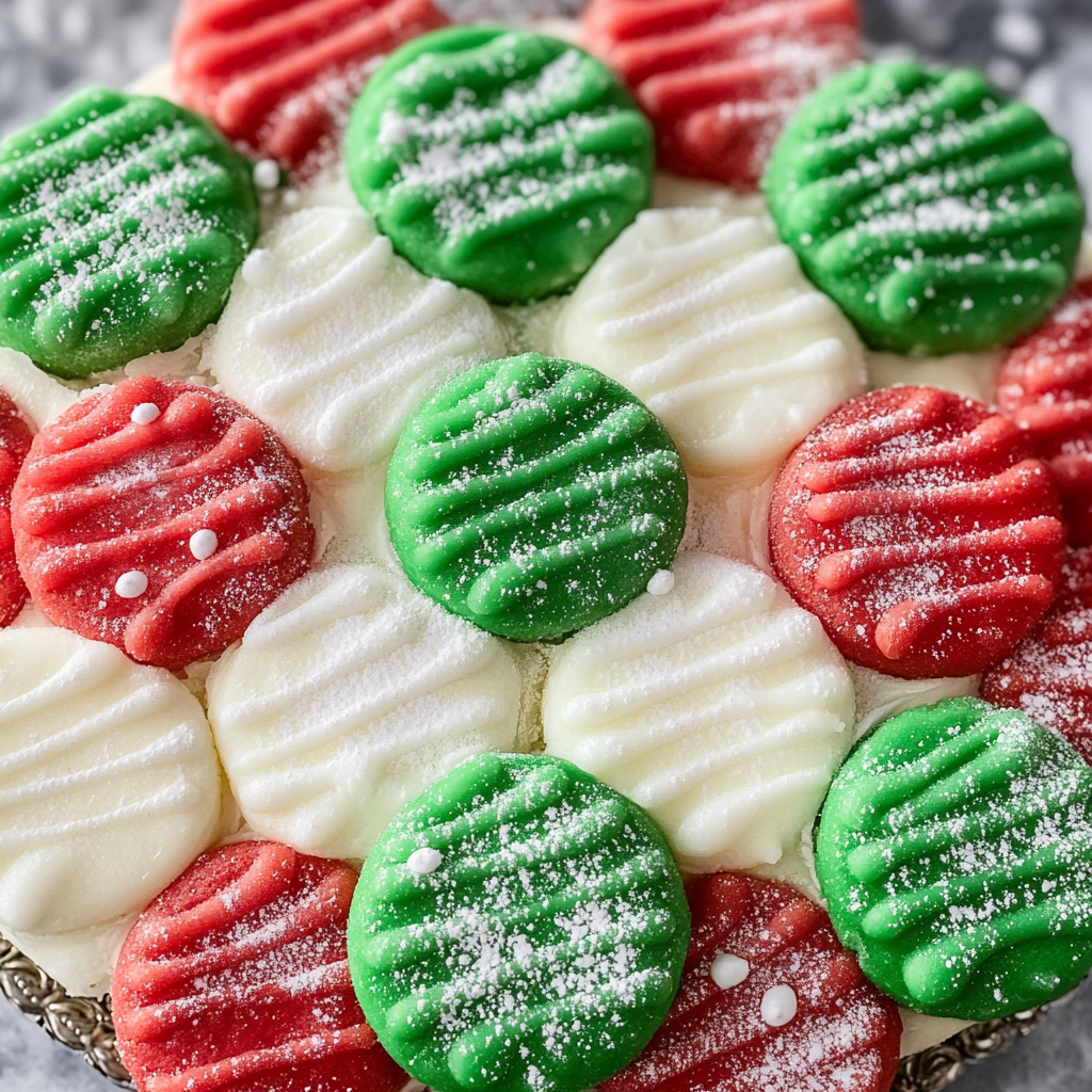 Creamy Christmas Cream Cheese Mints