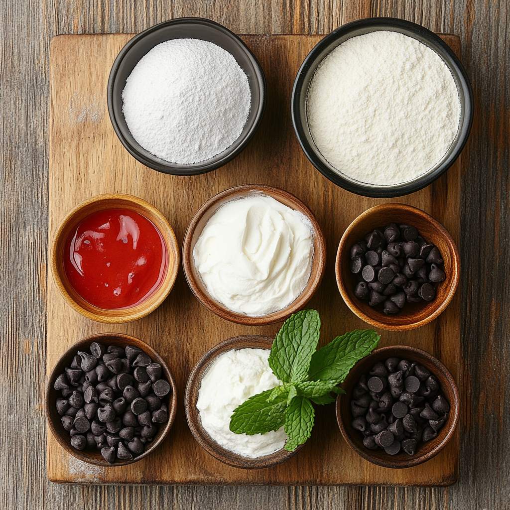 Creamy Christmas Cream Cheese Mints ingredients