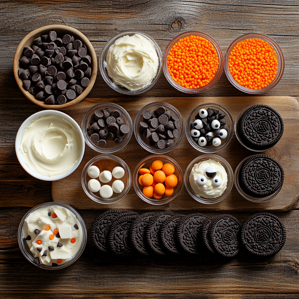 Easy Oreo Snowman Cookies ingredients