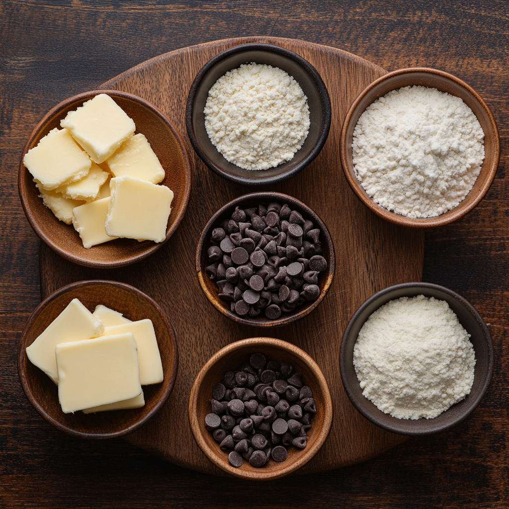 Edible Cookie Dough ingredients