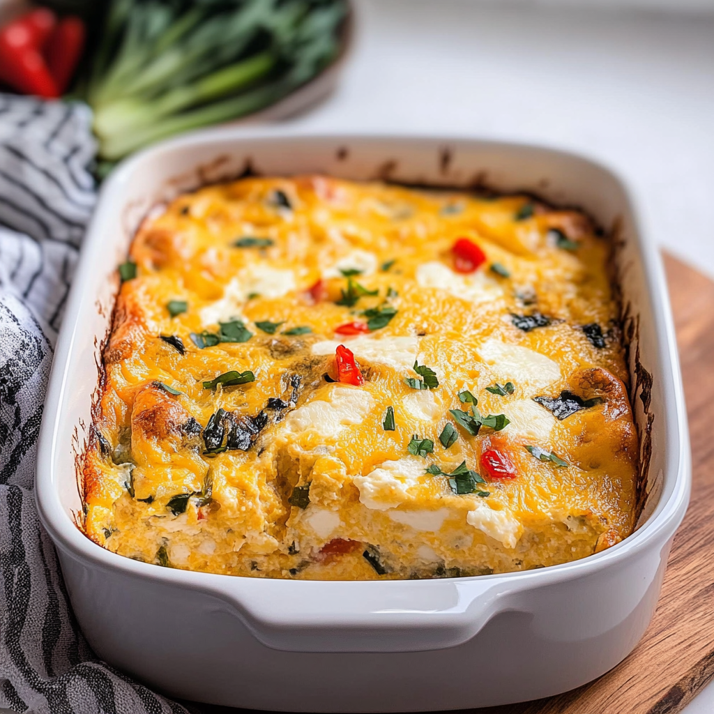 Egg Bake with Cottage Cheese