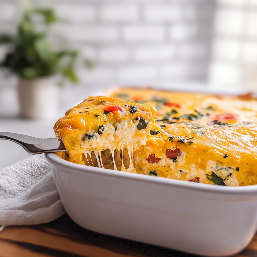 Egg Bake with Cottage Cheese