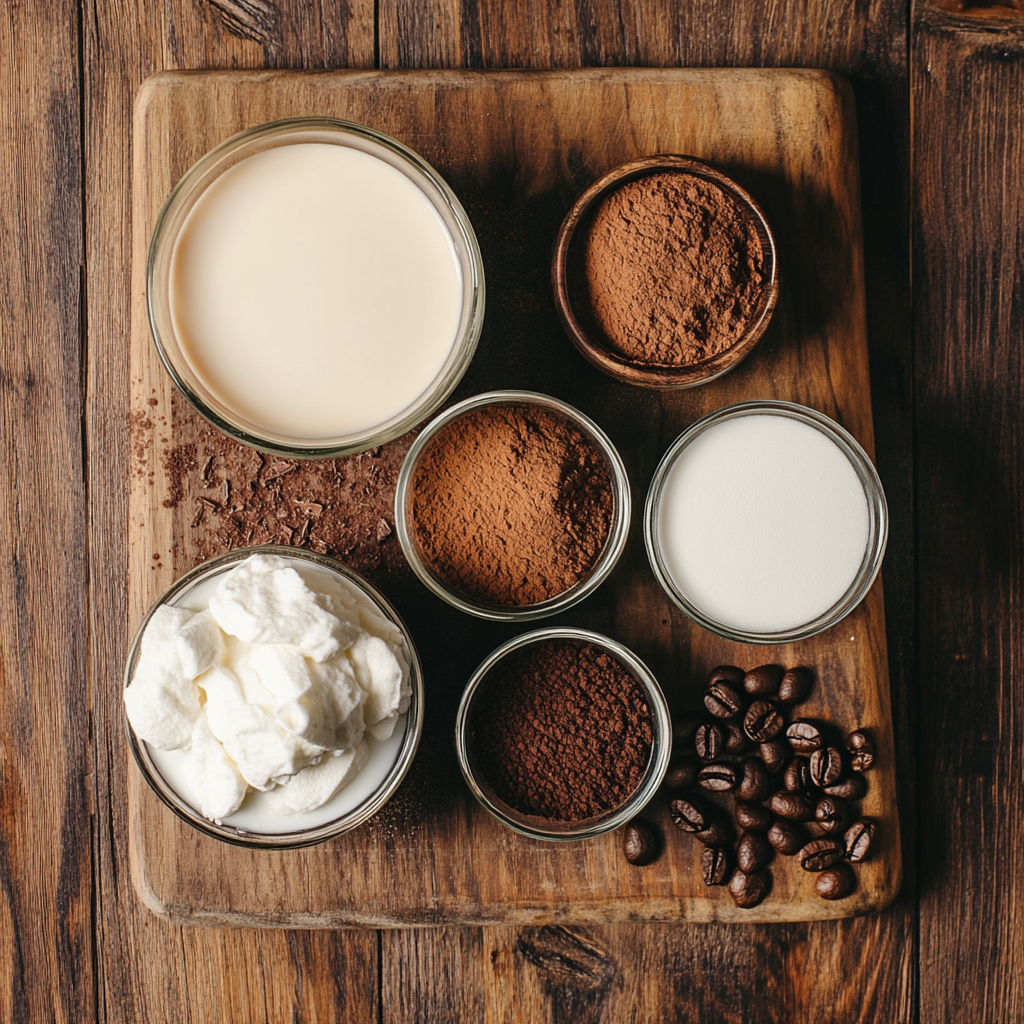 Espresso Hot Chocolate ingredients