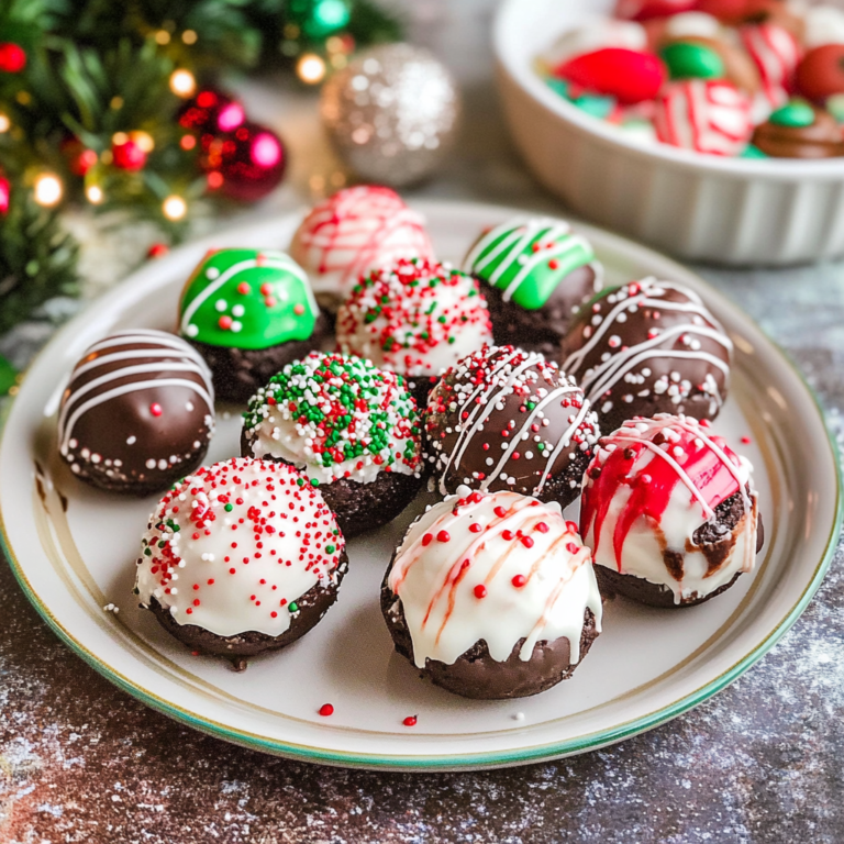 Festive Christmas Oreo Balls
