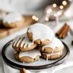 Frosted Big & Chewy Gingerbread Cookies