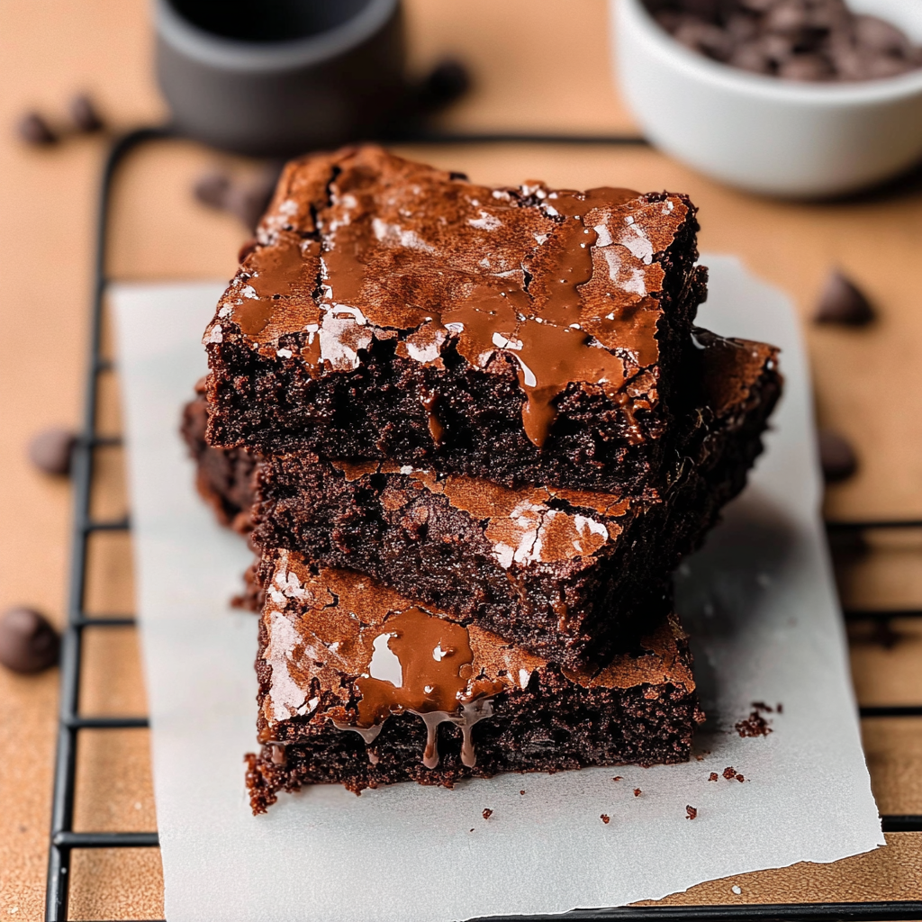 Fudgy Chocolate Espresso Brownies