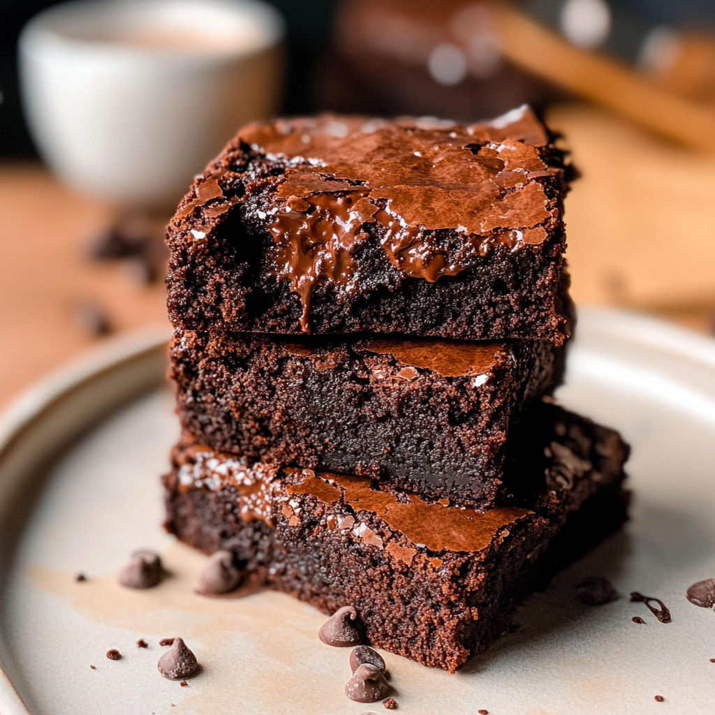 Fudgy Chocolate Espresso Brownies