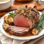 Garlic Herb Standing Rib Roast