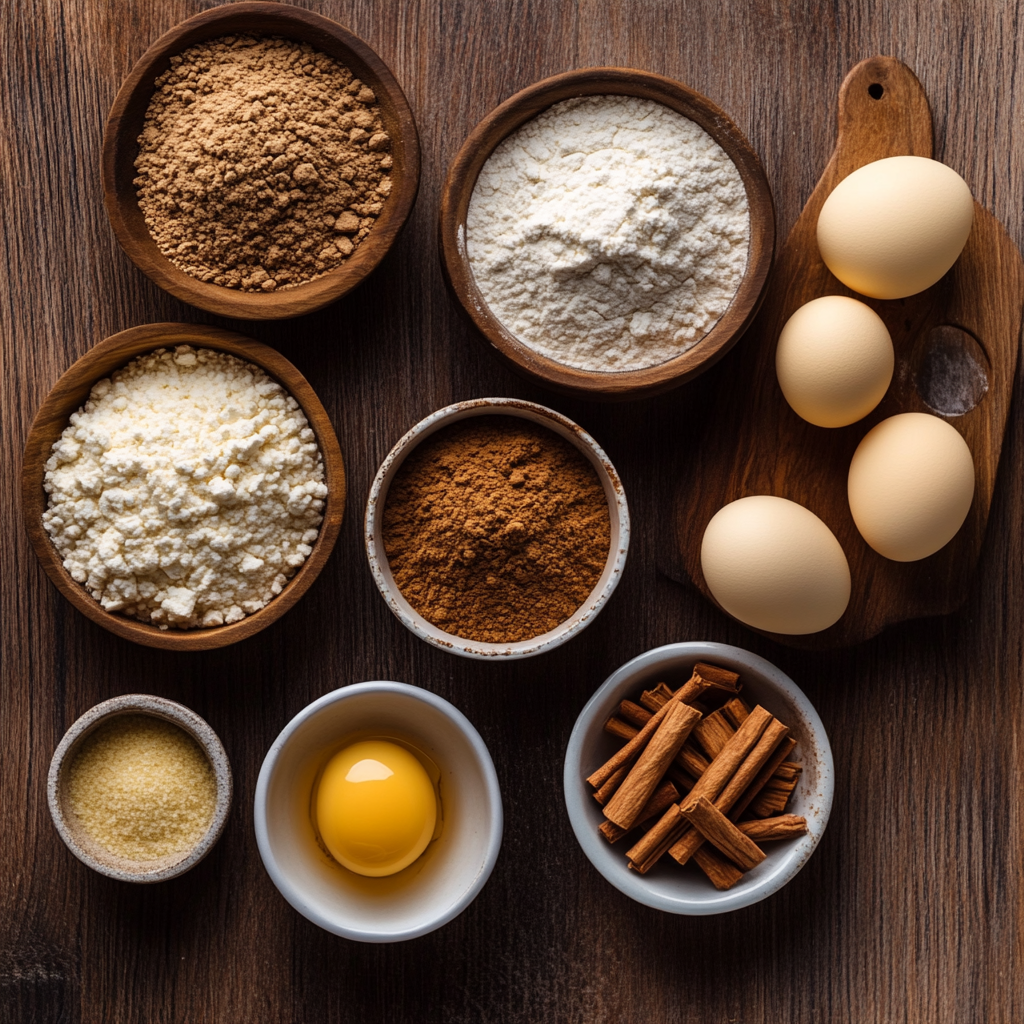 Gingerbread Slab Pie ingredients