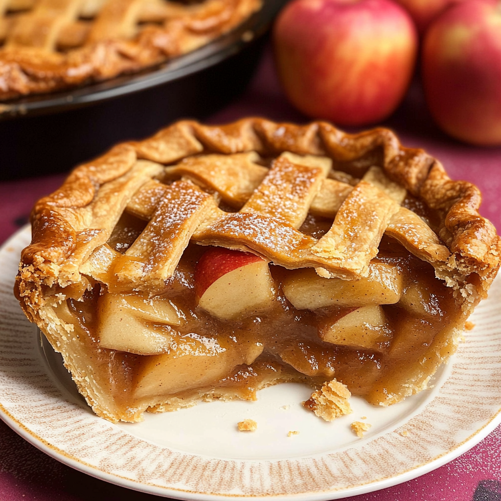 Gingerbread Spice Apple Pie