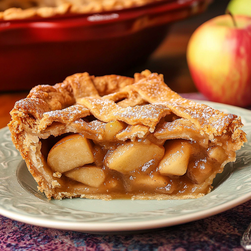 Gingerbread Spice Apple Pie