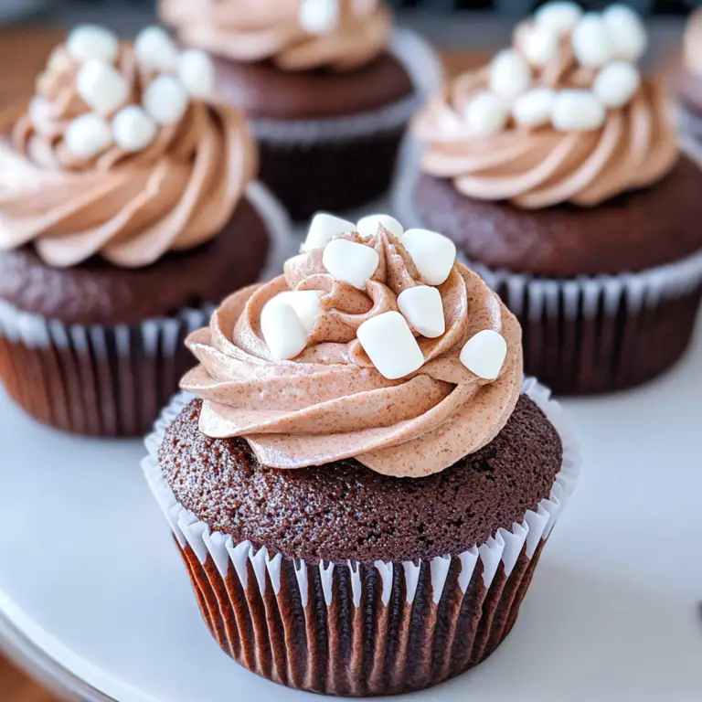 Hot Cocoa Cupcakes