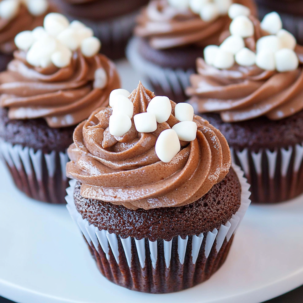 Hot Cocoa Cupcakes