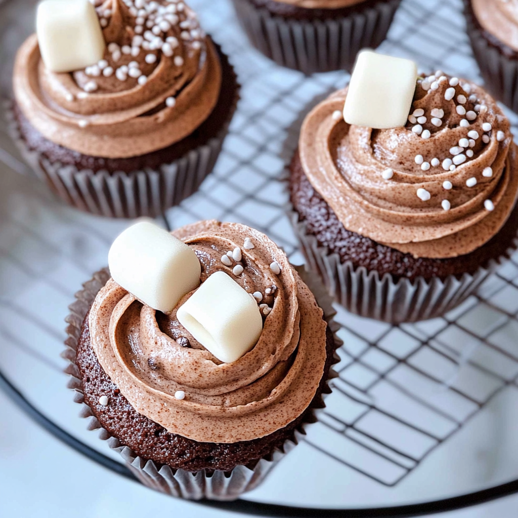Hot Cocoa Cupcakes