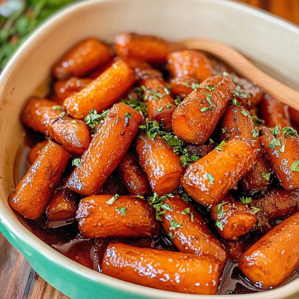 Hot Honey Glazed Carrots