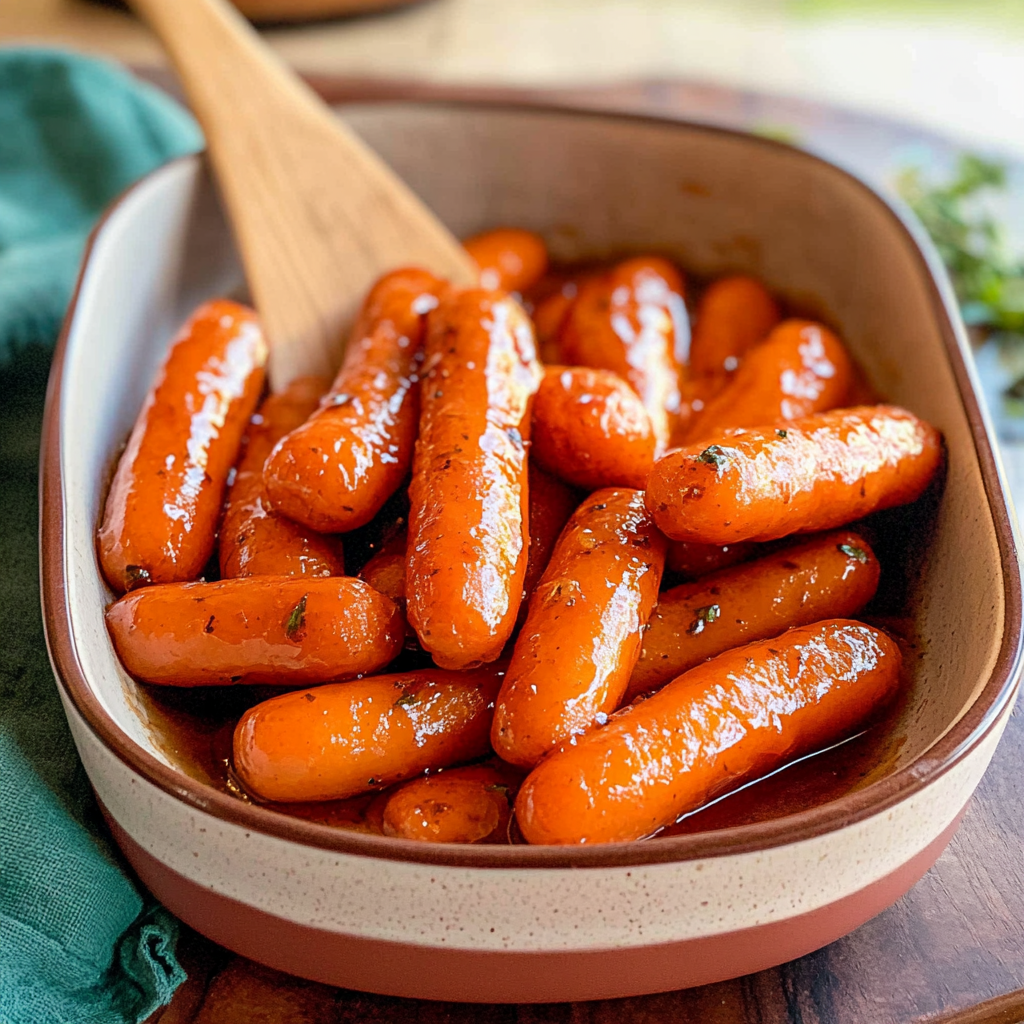 Hot Honey Glazed Carrots
