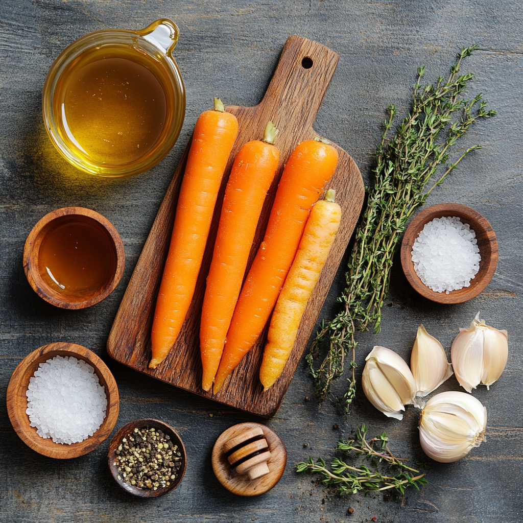 Hot Honey Glazed Carrots ingredients
