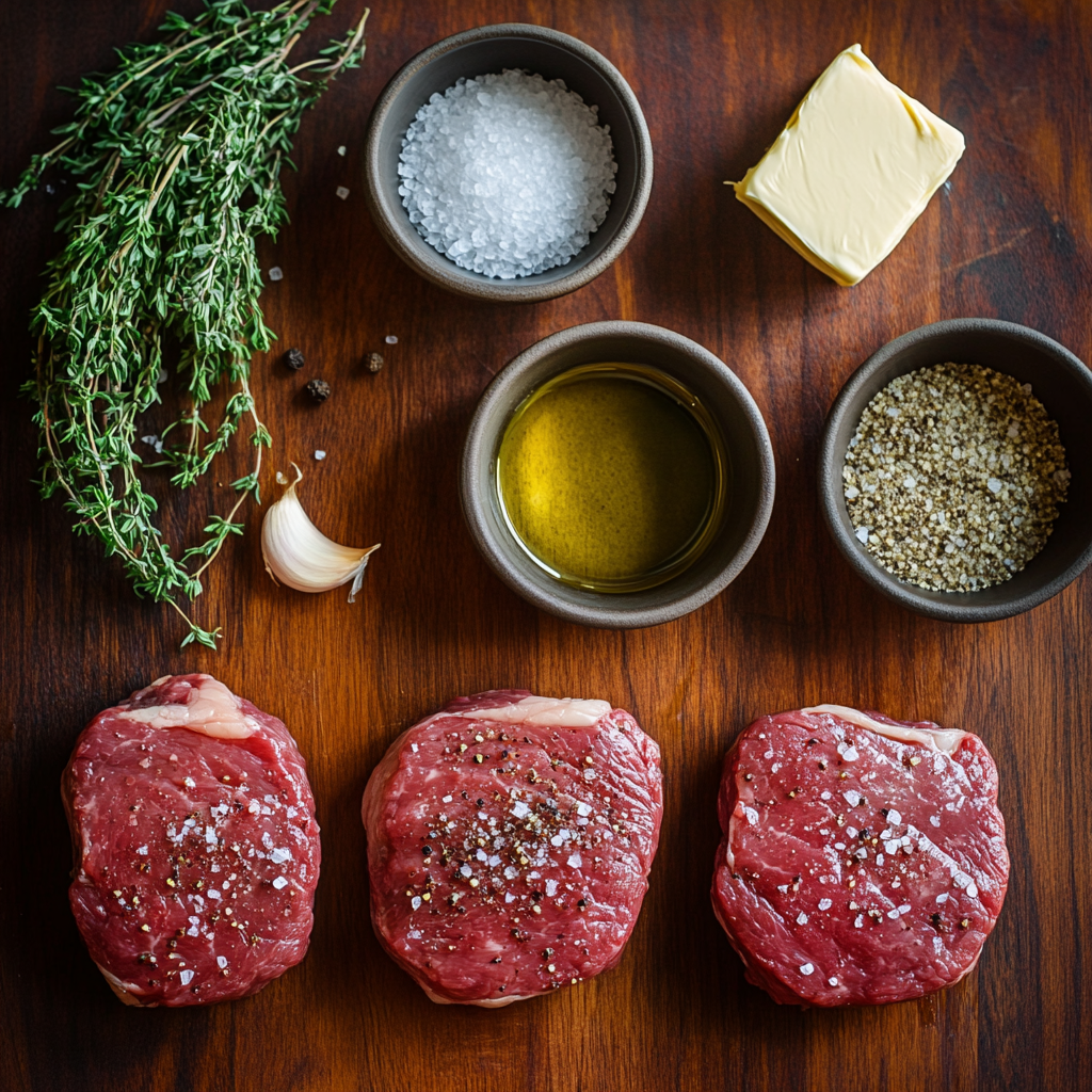How To Reverse Sear Filet Mignon ingredients